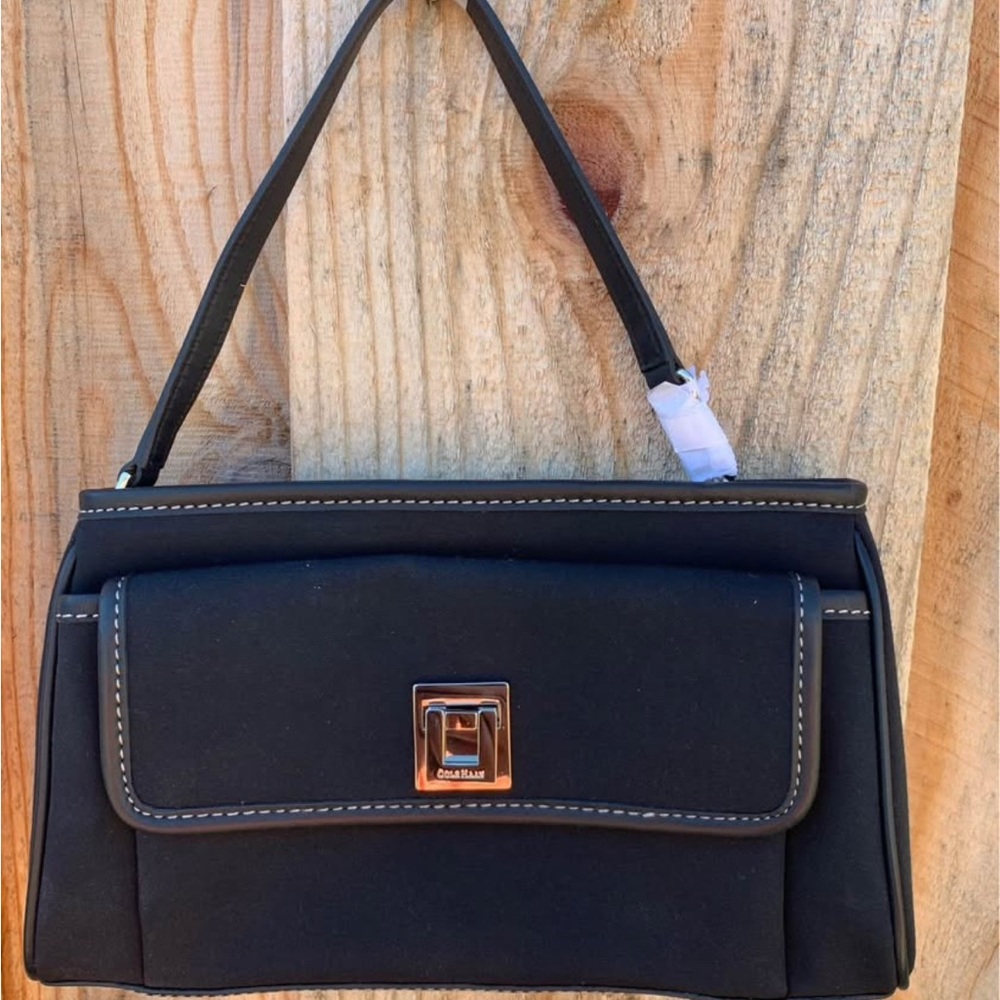 Cole Haan Black Mini Bag with Structured Design